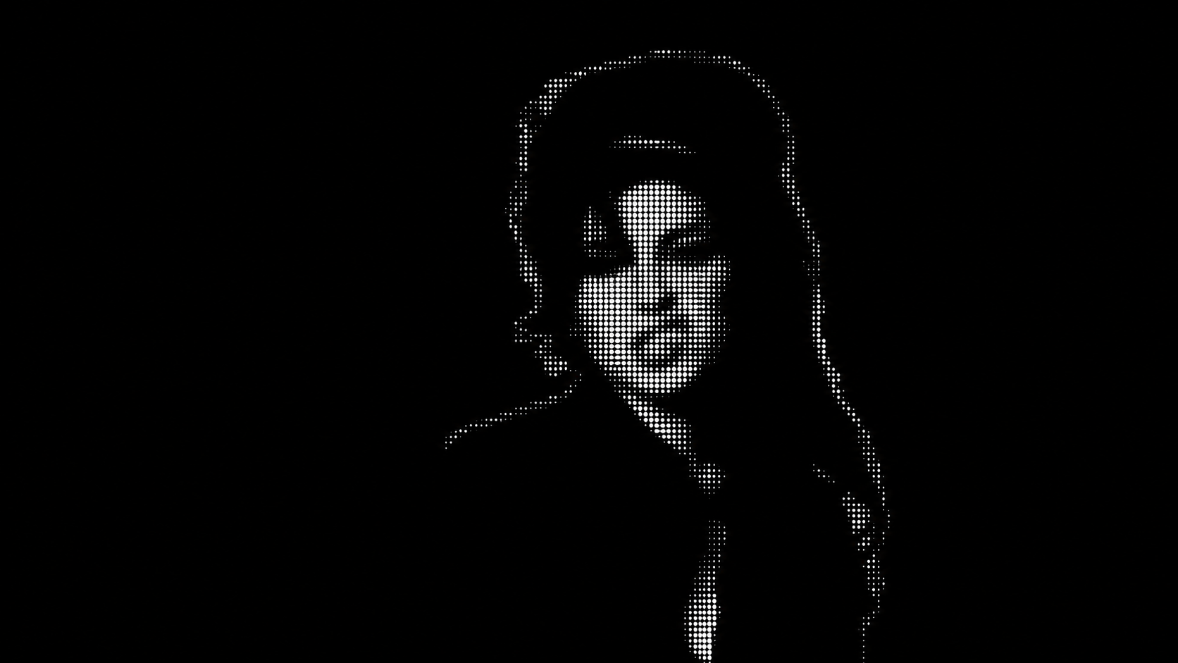 Amy Winehouse fotogerçekçi noktasal portresi